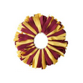 Spirit Pomchies  Ponytail Holder - Burgundy Red/Yellow Gold